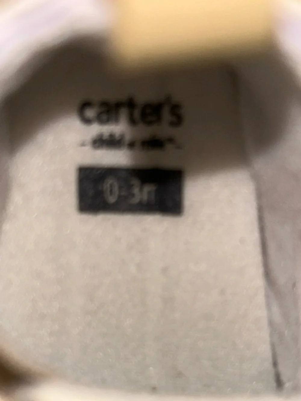 Carter's boots 0-3 m